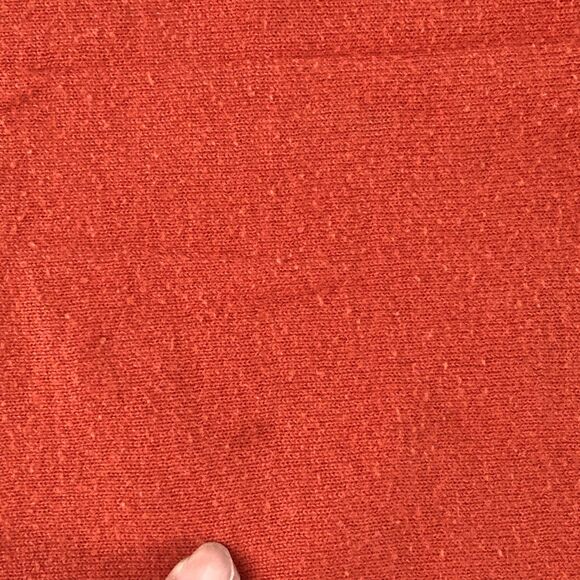 Vince Camuto Women’s Short Sleeve Knit Sweater Orange Relaxed Tag Size Small - Picture 7 of 11